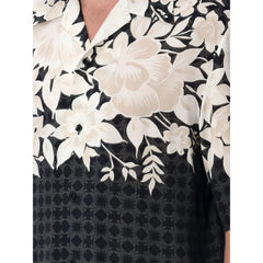 Amiri Black Silk Pattern Shirt - M