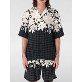 Amiri Black Silk Pattern Shirt - M