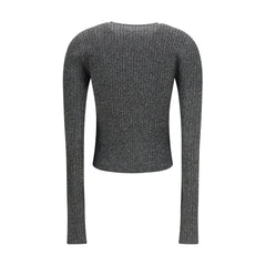 Amiri Black Viscose Cardigan