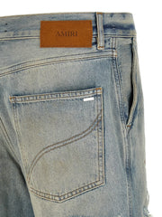 Amiri Blue Cotton Bootcut Jeans