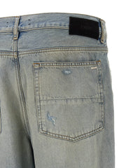 Amiri Blue Cotton Flared Jeans