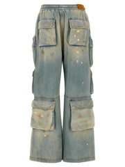 Amiri Blue Cotton Flared Jeans