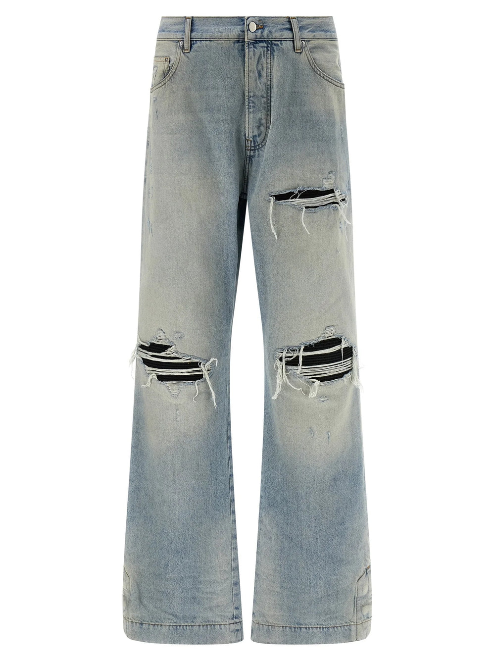 Amiri Blue Cotton Flared Jeans