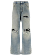 Amiri Blue Cotton Flared Jeans