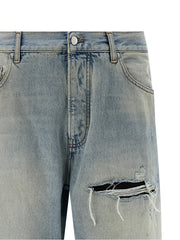 Amiri Blue Cotton Flared Jeans
