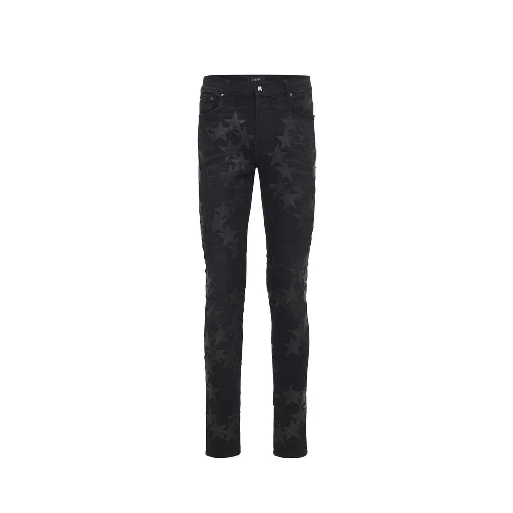Amiri Gray Cotton Skinny Jeans - W30