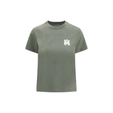 Amiri Green Cotton T-Shirt