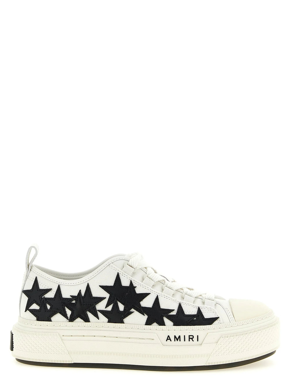 Amiri White Cotton Low Top Sneakers