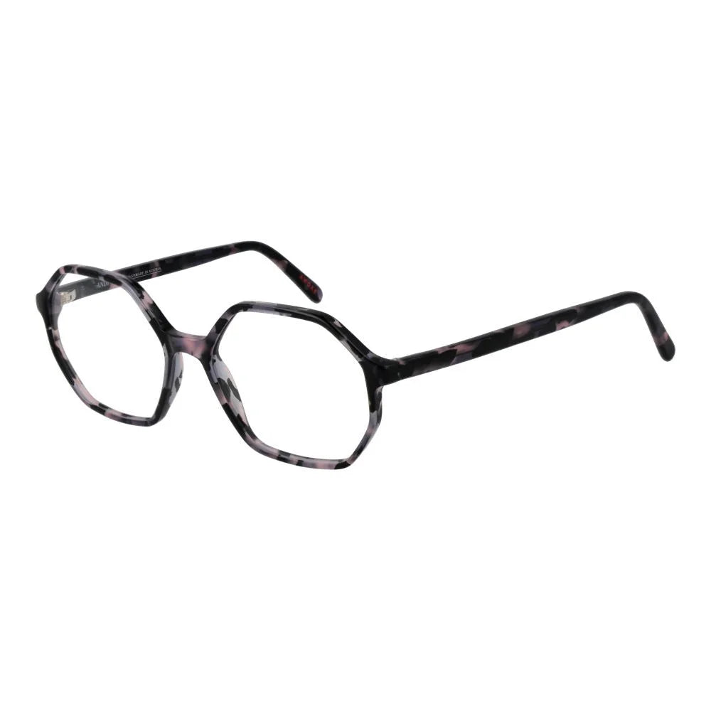 Andy Wolf Black Unisex Glasses Frame - Eyeglasses