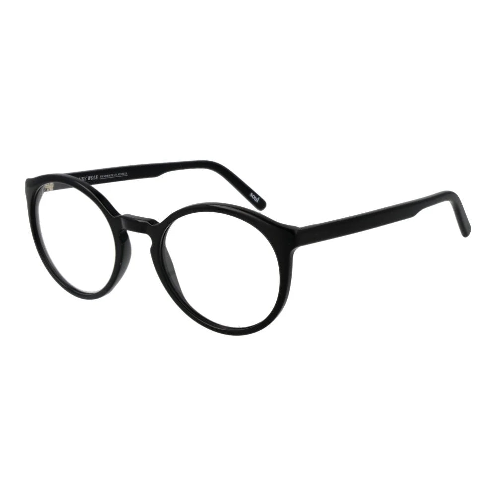 Andy Wolf Black Unisex Glasses Frame - Eyeglasses