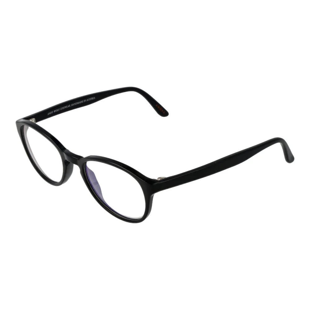 Andy Wolf Black Unisex Glasses Frame - Eyeglasses