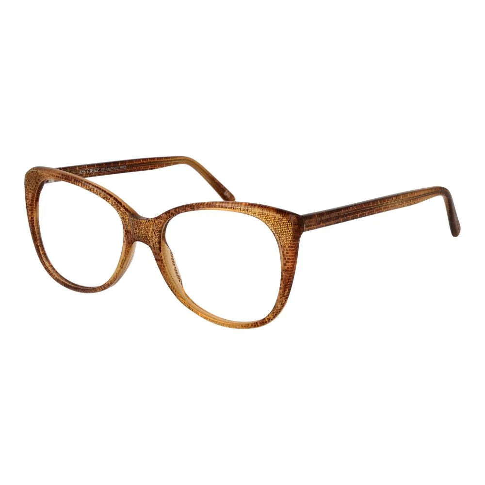 Andy Wolf Orange Unisex Glasses Frame - Eyeglasses
