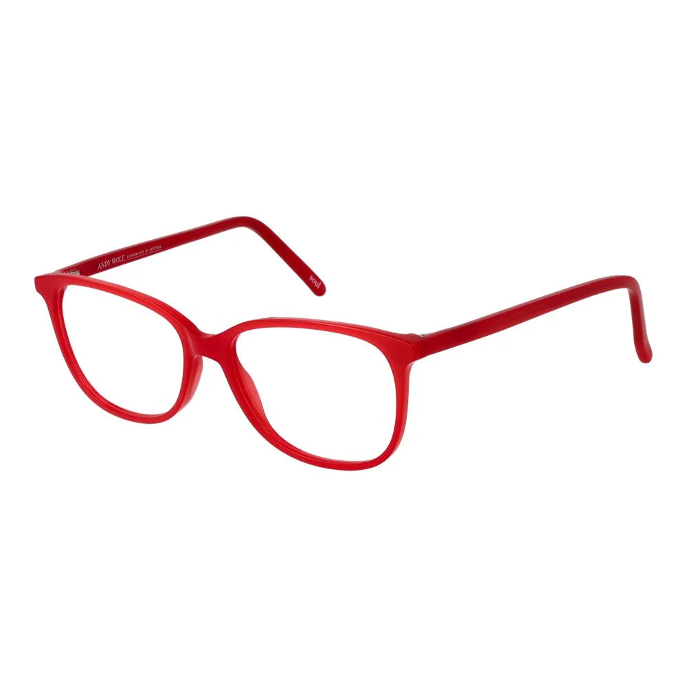 Andy Wolf Red Unisex Glasses Frame - Eyeglasses