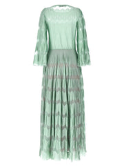 ANTONINO VALENTI Bicolor Viscose Long Dress - IT38