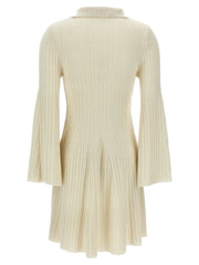 ANTONINO VALENTI White Cashmere Mini Skirt