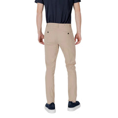 Antony Morato Beige Cotton Skinny Pant - Trousers