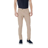 Antony Morato Beige Cotton Skinny Pant - Trousers