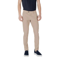 Antony Morato Beige Cotton Skinny Pant - Trousers