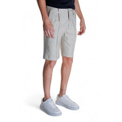 Antony Morato Beige Linen Bermuda - Bermudas