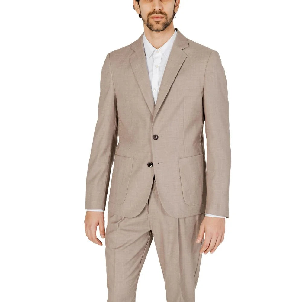 Antony Morato Beige Polyester Blazer - Sport Jackets