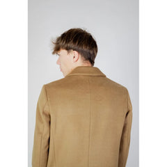 Antony Morato Beige Polyester Coat - Overcoats
