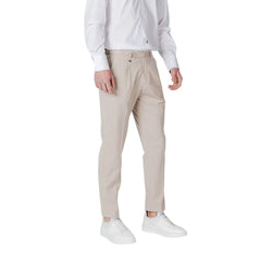 Antony Morato Beige Polyester Pant - IT54 | XXL - Trousers