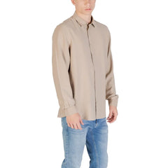 Antony Morato Beige Viscose Shirt - Shirts