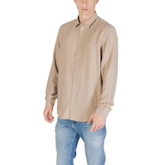 Antony Morato Beige Viscose Shirt - Shirts