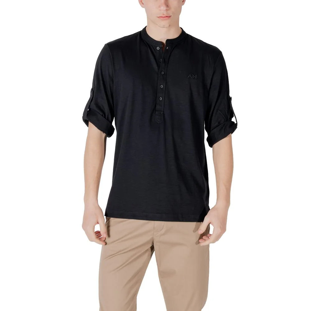 Antony Morato Black Cotton T-Shirt - IT44 | S - T-Shirts