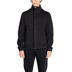 Antony Morato Black Polyester Jackets & Coat - Track Jackets
