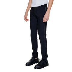 Antony Morato Black Polyester Pant - IT54 | XXL - Trousers