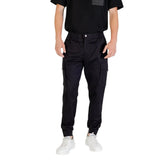 Antony Morato Black Viscose Casual Pants - Trousers