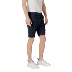 Antony Morato Blue Cotton Bermuda - Bermudas