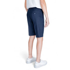 Antony Morato Blue Linen Bermuda - Bermudas