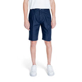 Antony Morato Blue Linen Bermuda - Bermudas