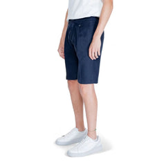 Antony Morato Blue Linen Bermuda - Bermudas