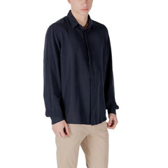 Antony Morato Blue Lyocell Shirt - Shirts