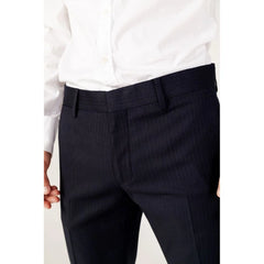 Antony Morato Blue Polyester Pant - IT46 | S - Trousers