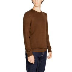 Antony Morato Brown Viscose Sweater - Sweaters