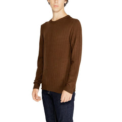 Antony Morato Brown Viscose Sweater - Sweaters