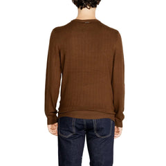 Antony Morato Brown Viscose Sweater - Sweaters