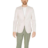 Antony Morato Cream Cotton Blazer - Sport Jackets