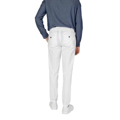 Antony Morato Cream Cotton Skinny Pant - Trousers