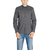 Antony Morato Gray Cotton Shirt - IT46 | S - Shirts