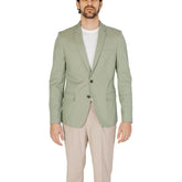 Antony Morato Green Cotton Blazer - Sport Jackets