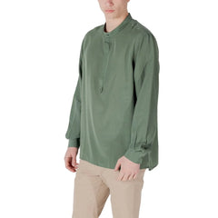 Antony Morato Green Lyocell Shirt - Shirts