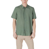 Antony Morato Green Lyocell Shortsleeve - Shirts