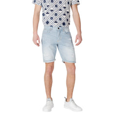 Antony Morato Light Blue Cotton Bermuda - Bermudas