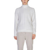 Antony Morato White Cotton Turtleneck - Sweaters