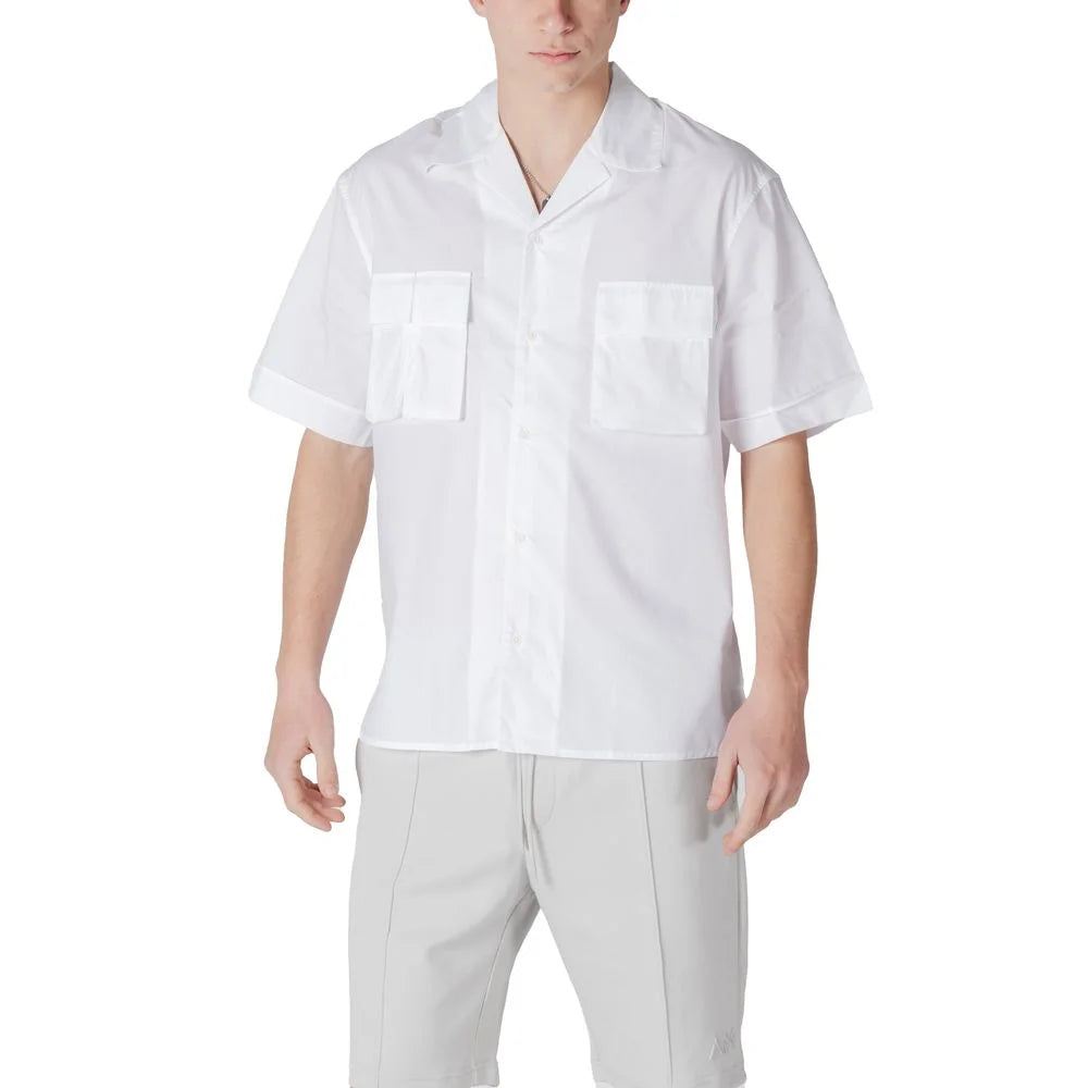 Antony Morato White Lyocell Shortsleeve - Shirts